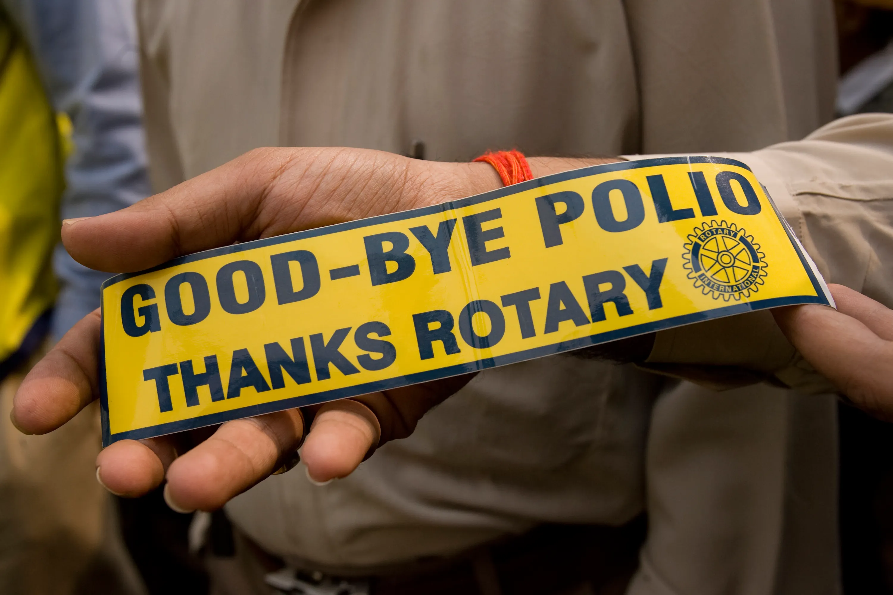 Goodbye Polio Thanks Rotary