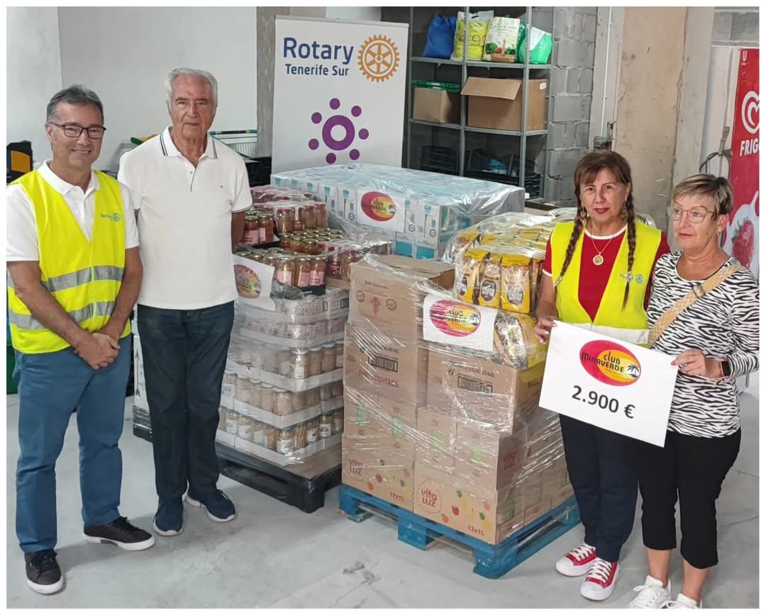 Los vecinos de Miraverde donan dos toneladas de alimentos a nuestra despensa solidaria.